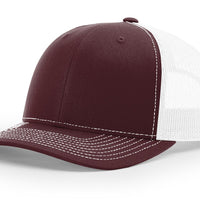 Maroon/White