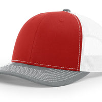 Tri Red/White/Heather Grey